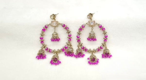 Mehendi Earrings 09556 - KRISHNA'S SWETA JEWELLERY