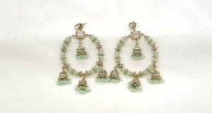 Mehendi Earrings 09556 - KRISHNA'S SWETA JEWELLERY