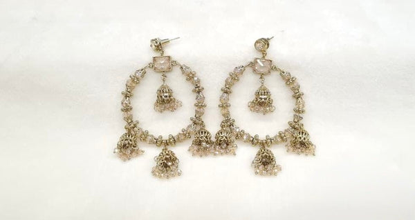 Mehendi Earrings 09556 - KRISHNA'S SWETA JEWELLERY