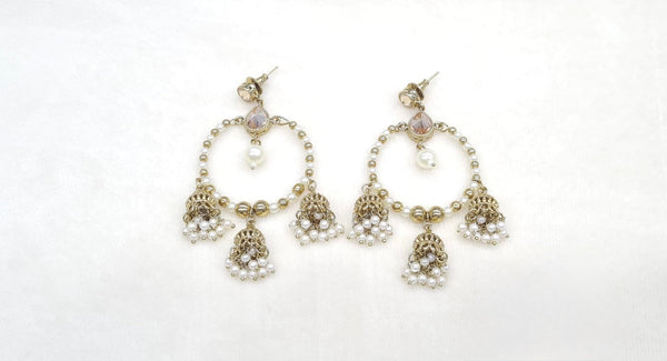 Mehendi Earrings 09557 - KRISHNA'S SWETA JEWELLERY
