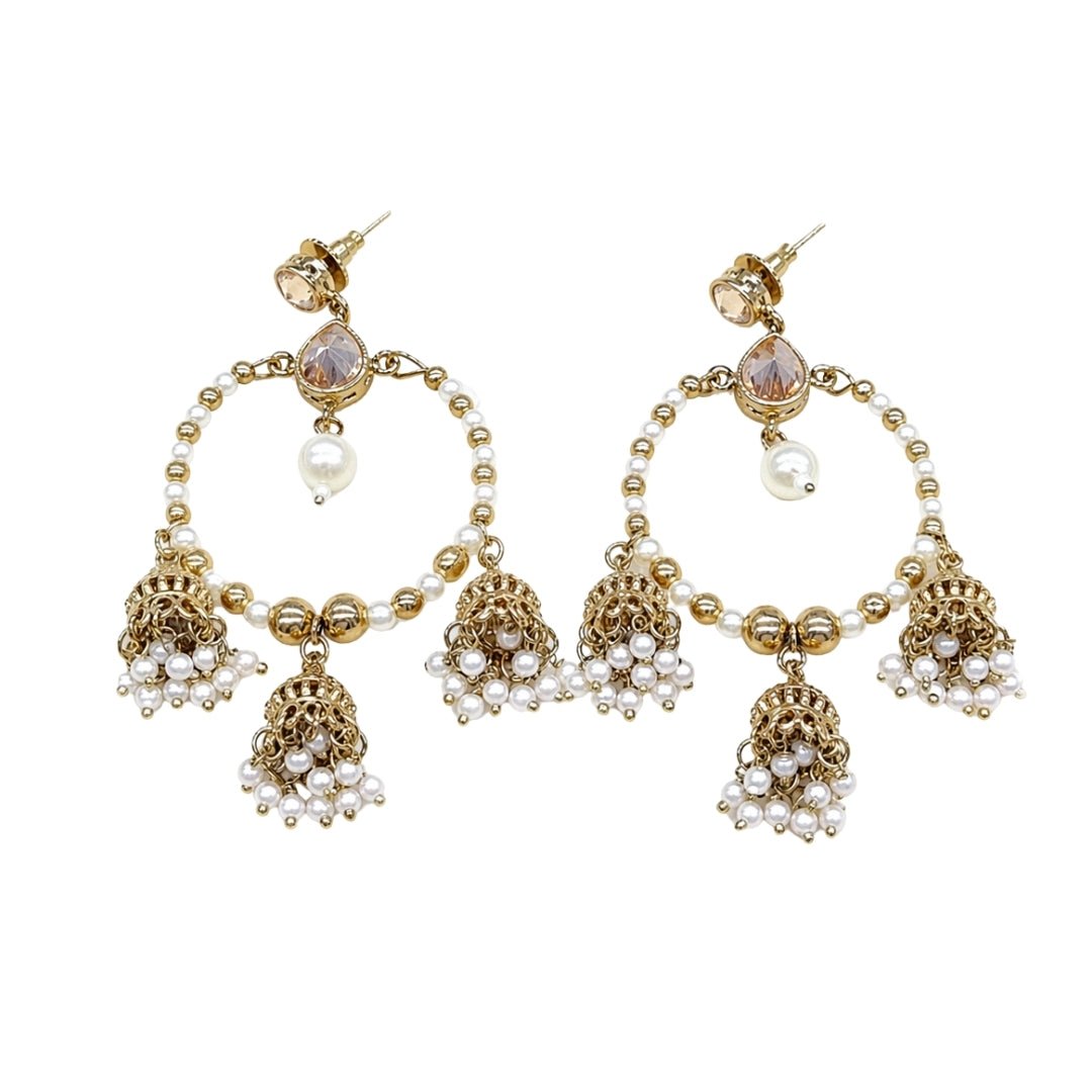 Mehendi Earrings 09557 - Krishna's Sweta Jewellery