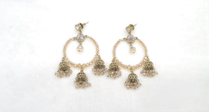 Mehendi Earrings 09557 - KRISHNA'S SWETA JEWELLERY