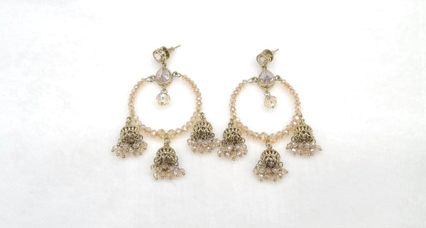 Mehendi Earrings 09557 - KRISHNA'S SWETA JEWELLERY