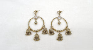 Mehendi Earrings 09557 - KRISHNA'S SWETA JEWELLERY