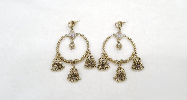 Mehendi Earrings 09557 - KRISHNA'S SWETA JEWELLERY