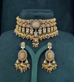 Moissanite Choker 04640 - KRISHNA'S SWETA JEWELLERY