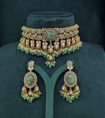 Moissanite Choker 04640 - KRISHNA'S SWETA JEWELLERY