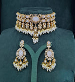 Moissanite Choker 04640 - KRISHNA'S SWETA JEWELLERY