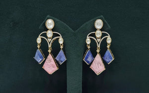 Moissanite Earrings 08901 - KRISHNA'S SWETA JEWELLERY