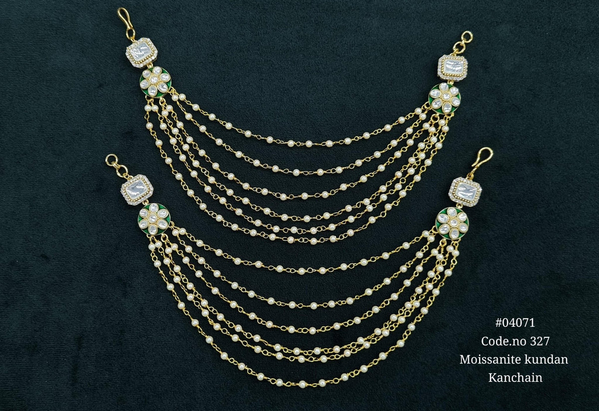 Moissanite kanchain 04071 - KRISHNA'S SWETA JEWELLERY