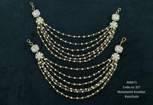 Moissanite kanchain 04071 - KRISHNA'S SWETA JEWELLERY