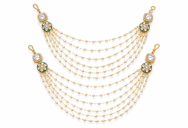 Moissanite kanchain 04071 - KRISHNA'S SWETA JEWELLERY