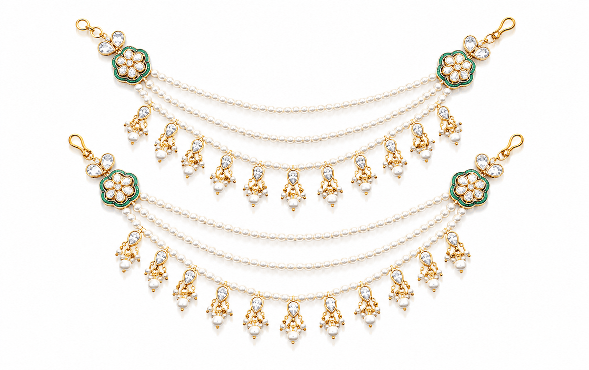 Moissanite Kanchain 04072 - KRISHNA'S SWETA JEWELLERY