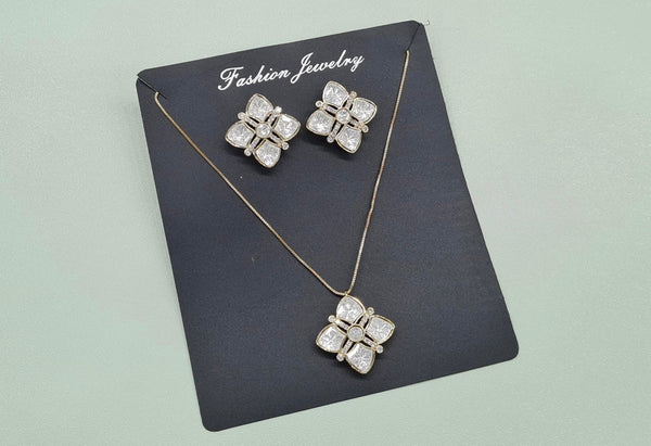 Moissanite Pendant 11429 - KRISHNA'S SWETA JEWELLERY