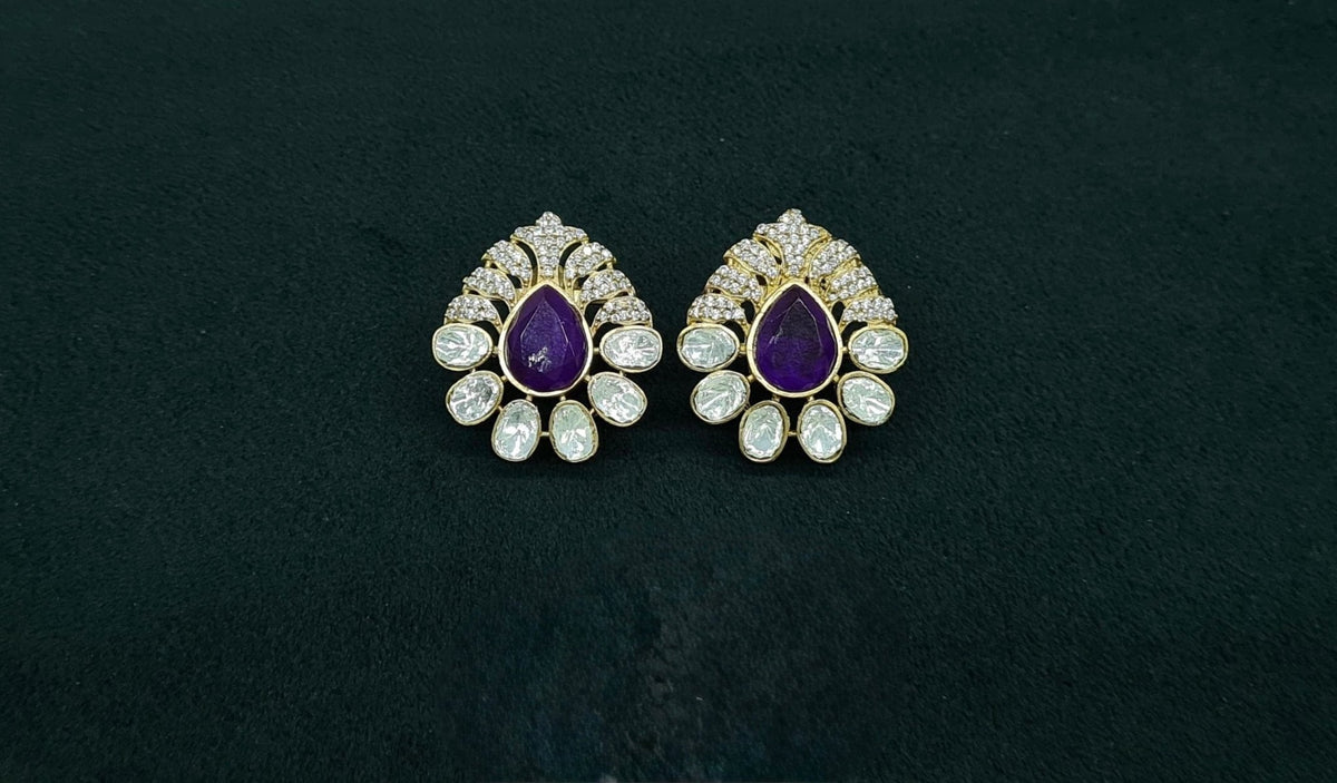 Moissanite Tops 09090 - KRISHNA'S SWETA JEWELLERY