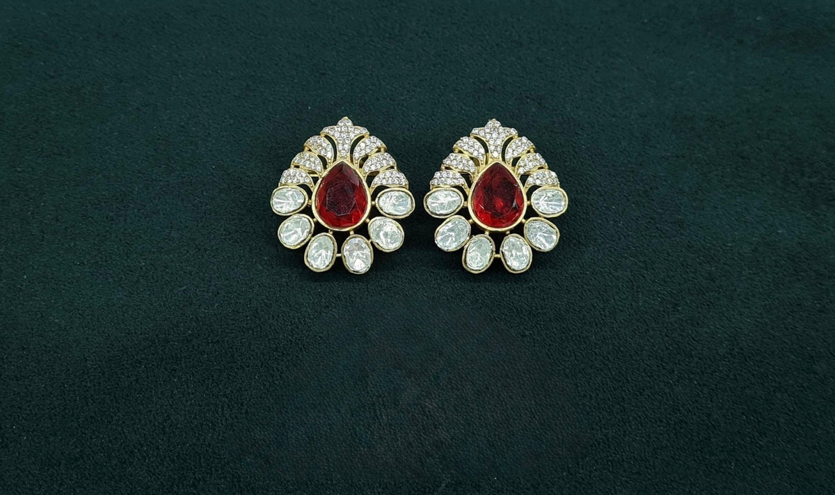 Moissanite Tops 09090 - KRISHNA'S SWETA JEWELLERY