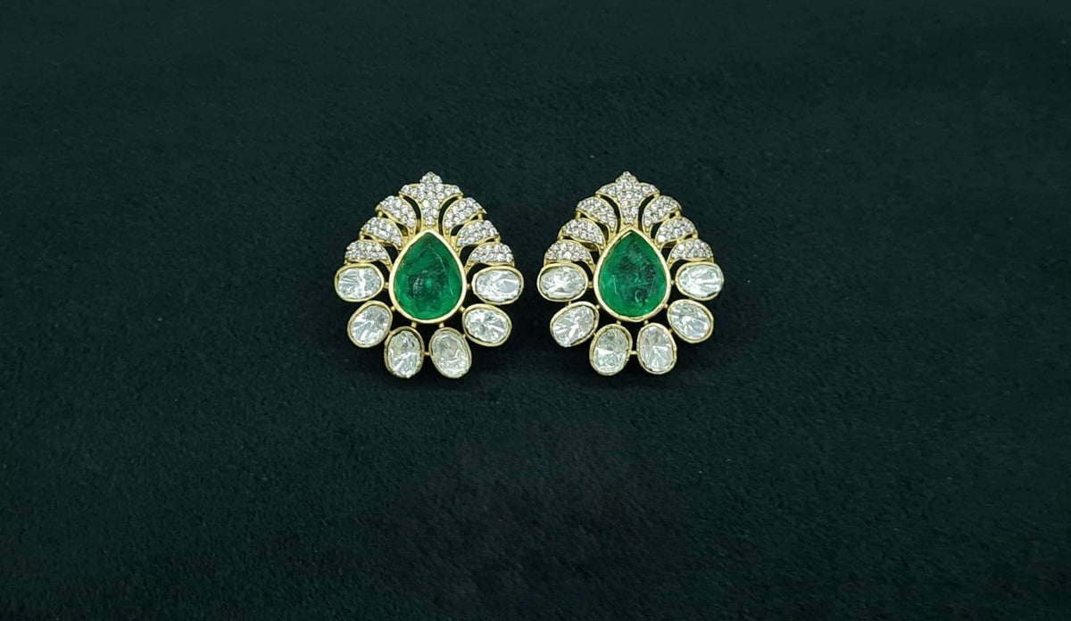 Moissanite Tops 09090 - KRISHNA'S SWETA JEWELLERY