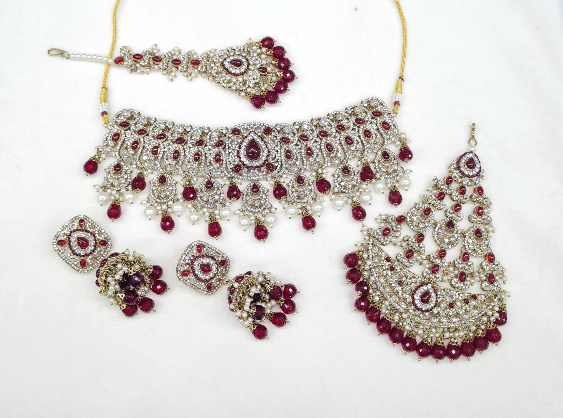 Mughal Choker 04437 - KRISHNA'S SWETA JEWELLERY