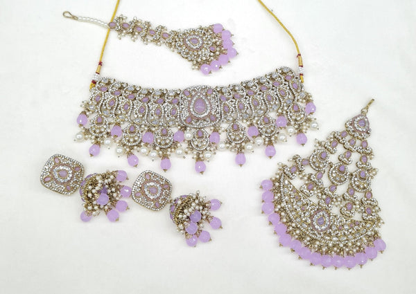 Mughal Choker 04437 - KRISHNA'S SWETA JEWELLERY