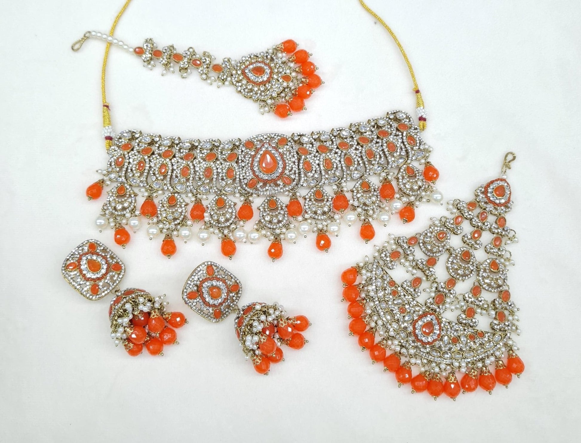 Mughal Choker 04437 - KRISHNA'S SWETA JEWELLERY
