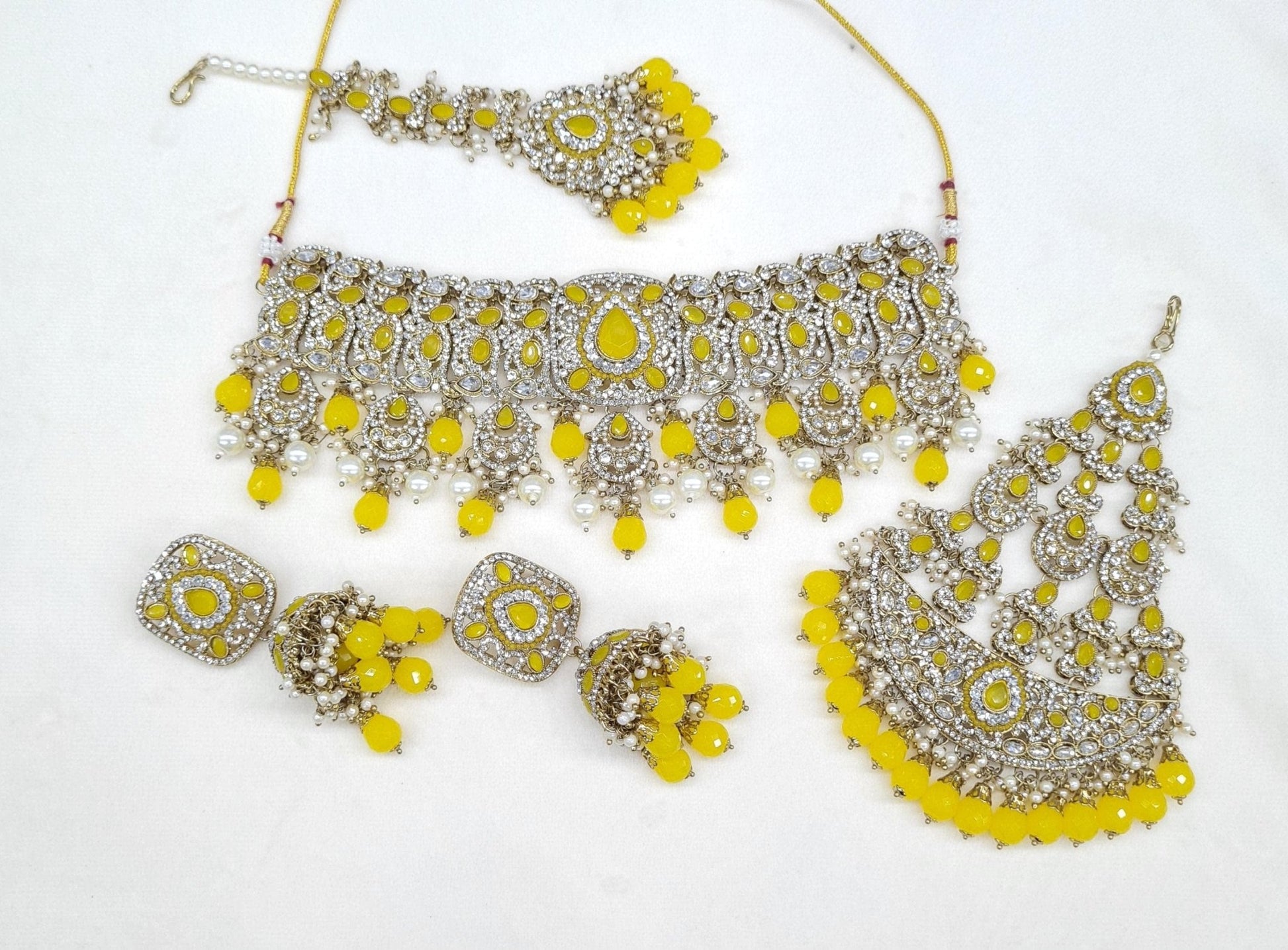 Mughal Choker 04437 - KRISHNA'S SWETA JEWELLERY