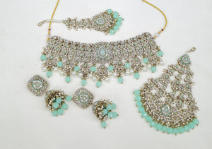 Mughal Choker 04437 - KRISHNA'S SWETA JEWELLERY