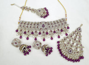 Mughal Choker 04437 - KRISHNA'S SWETA JEWELLERY