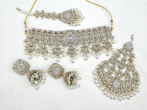 Mughal Choker 04437 - KRISHNA'S SWETA JEWELLERY
