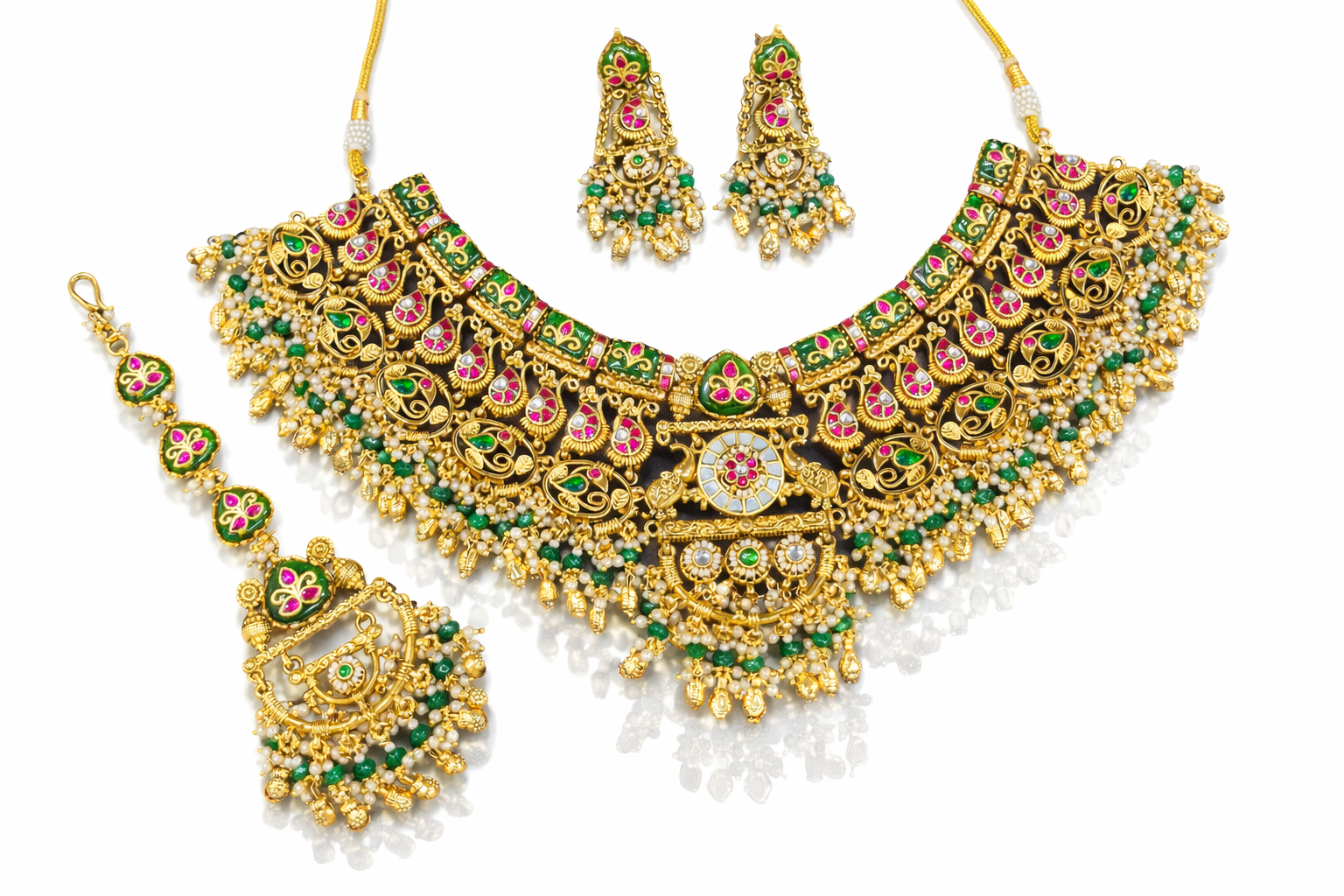 Pachi Bride Set 08909 - KRISHNA'S SWETA JEWELLERY