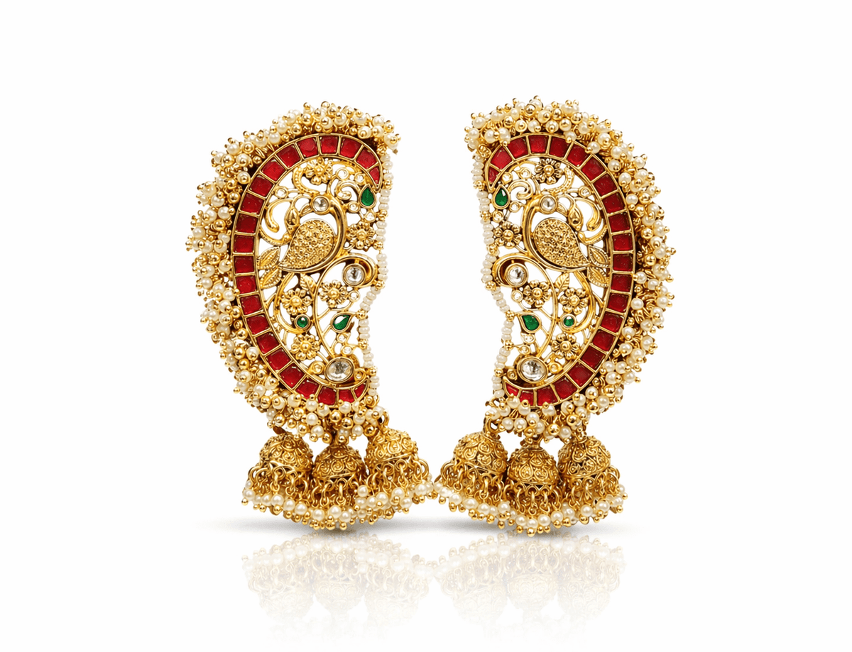Pachi Earcuff 08402 - KRISHNA'S SWETA JEWELLERY