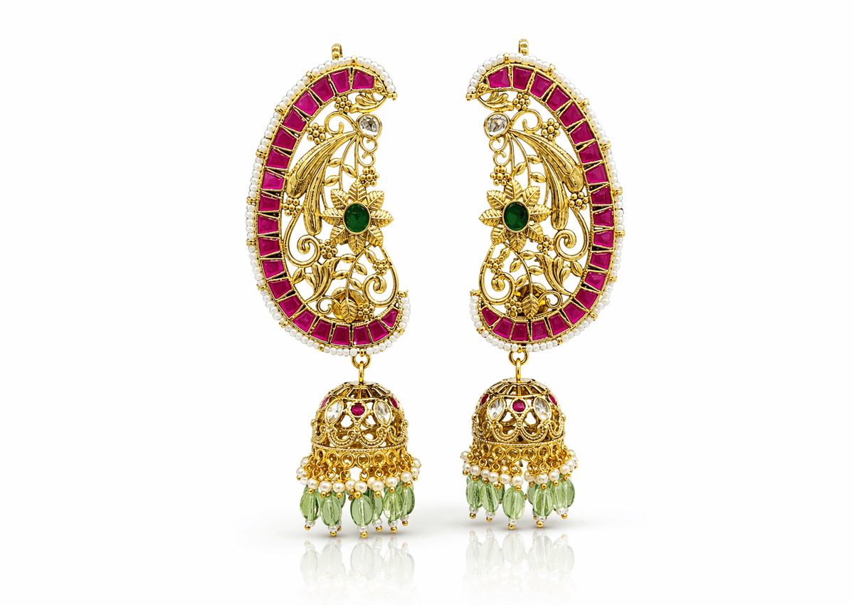 Pachi Earcuff 09567 - KRISHNA'S SWETA JEWELLERY