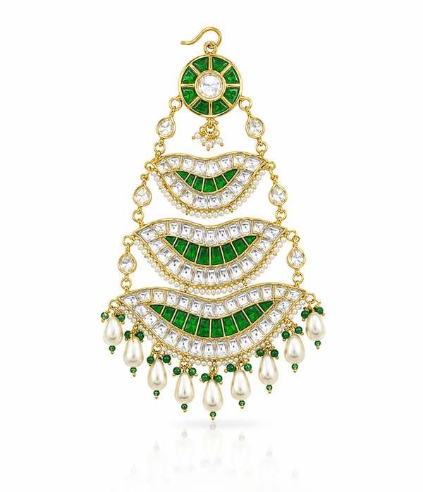 Pachi Kundan passa 08823 - KRISHNA'S SWETA JEWELLERY