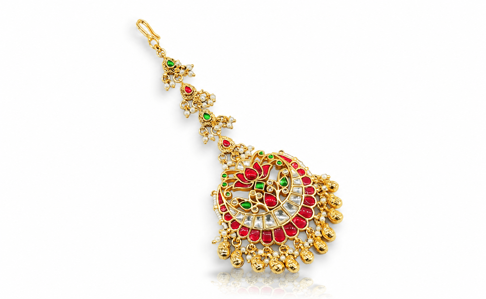 Pachi Maang Tika 06923 - KRISHNA'S SWETA JEWELLERY