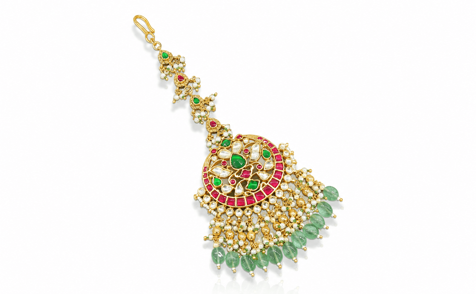 Pachi Maang Tika 06924 - KRISHNA'S SWETA JEWELLERY