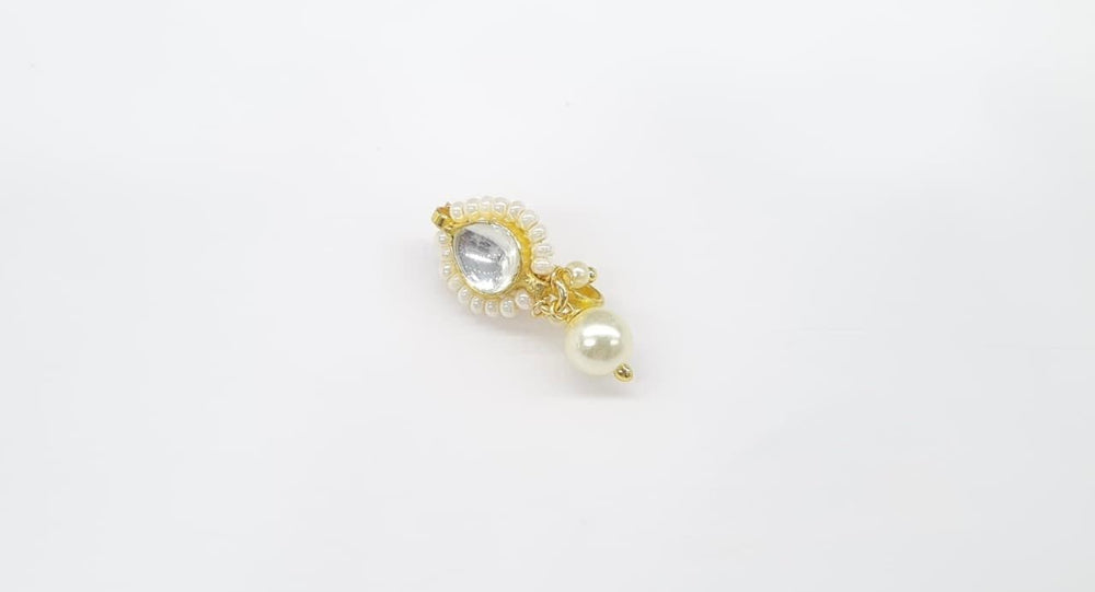 Pachi Pan Nosepin 06848 - KRISHNA'S SWETA JEWELLERY