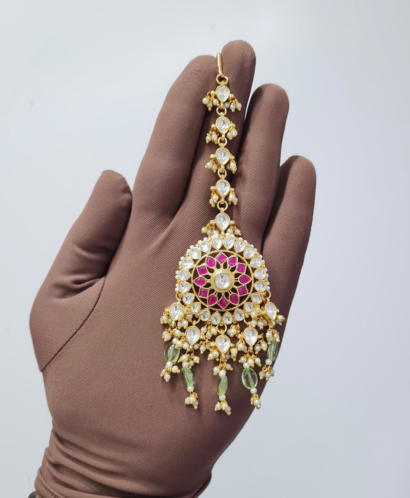 Pachi Tikka 10334 - KRISHNA'S SWETA JEWELLERY