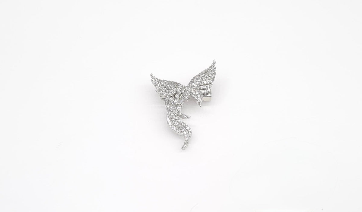 Pakshi brooch 11437 - KRISHNA'S SWETA JEWELLERY