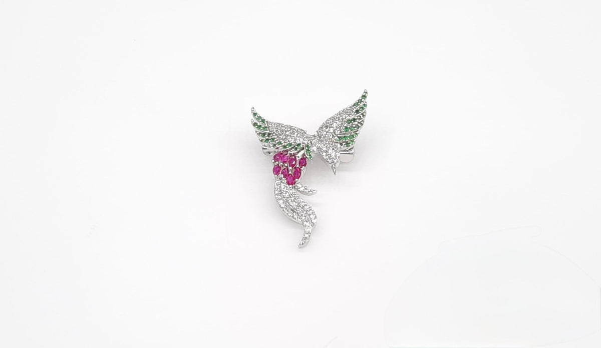 Pakshi brooch 11437 - KRISHNA'S SWETA JEWELLERY