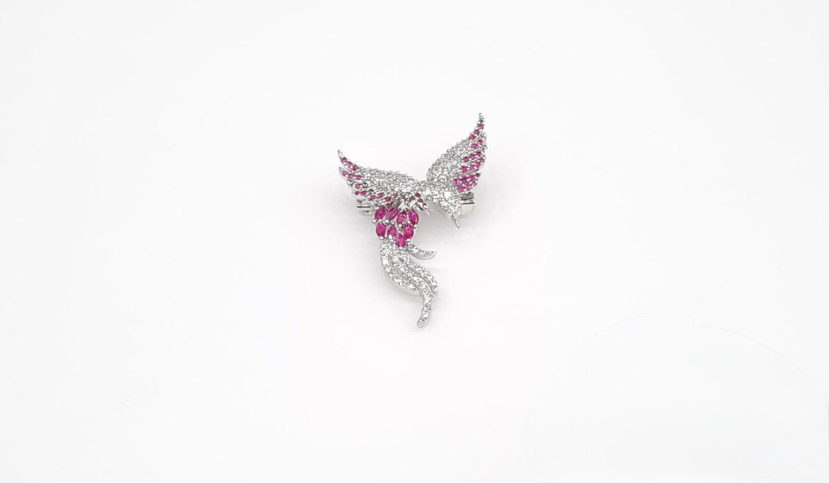 Pakshi brooch 11437 - KRISHNA'S SWETA JEWELLERY