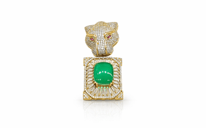 Panther Brooch 09544 - KRISHNA'S SWETA JEWELLERY