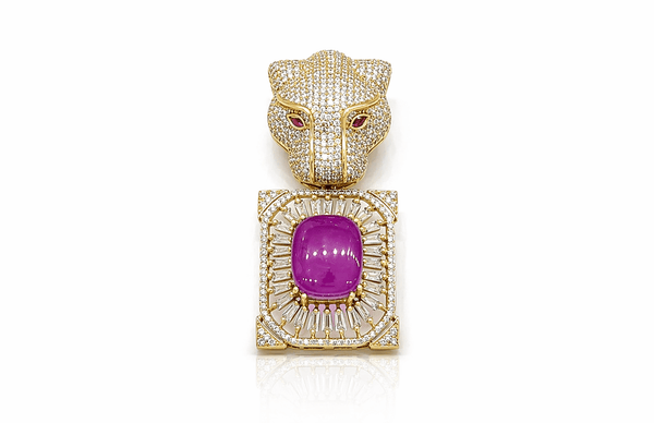 Panther Brooch 09544 - KRISHNA'S SWETA JEWELLERY