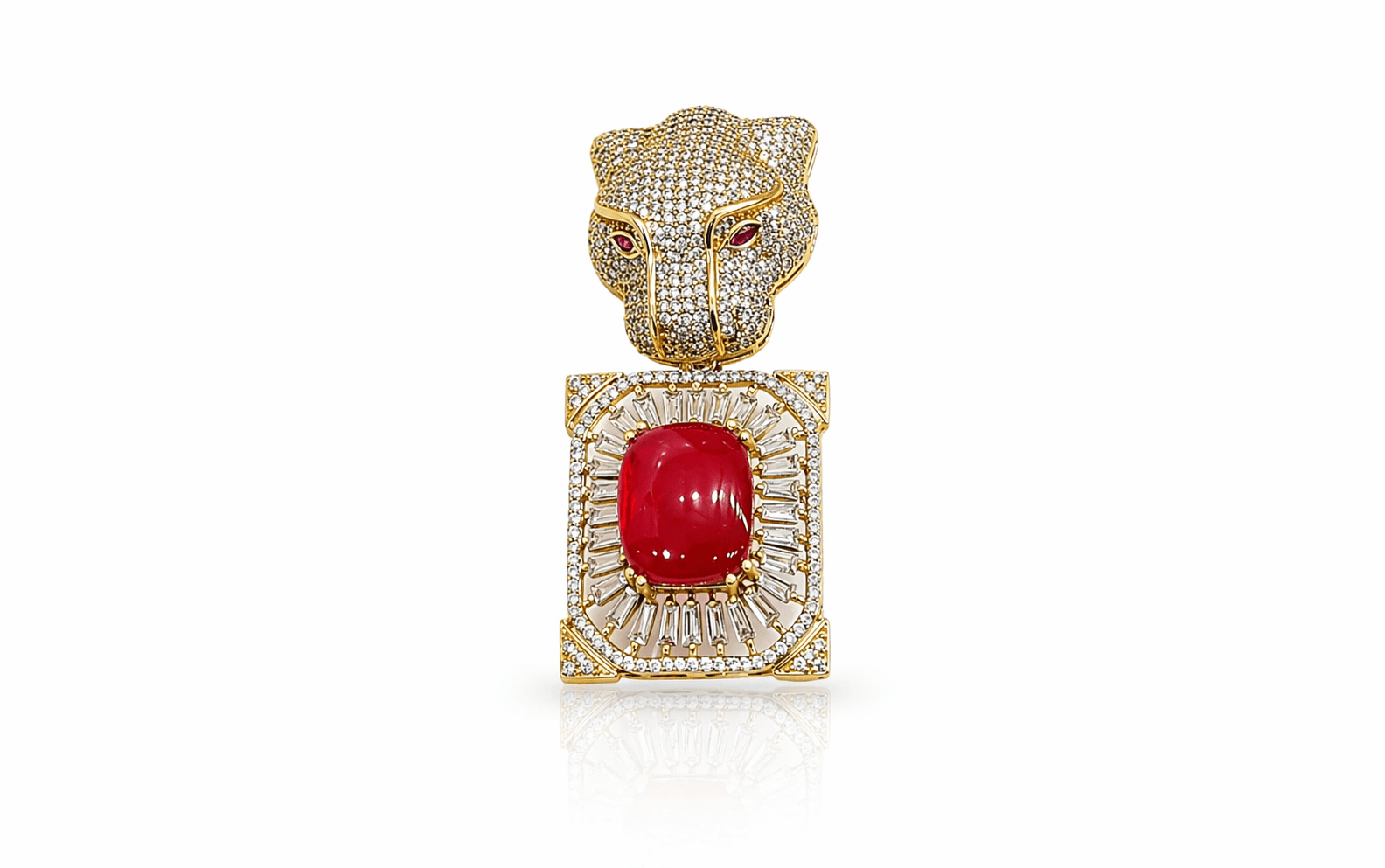 Panther Brooch 09544 - KRISHNA'S SWETA JEWELLERY