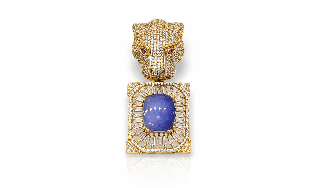 Panther Brooch 09544 - KRISHNA'S SWETA JEWELLERY