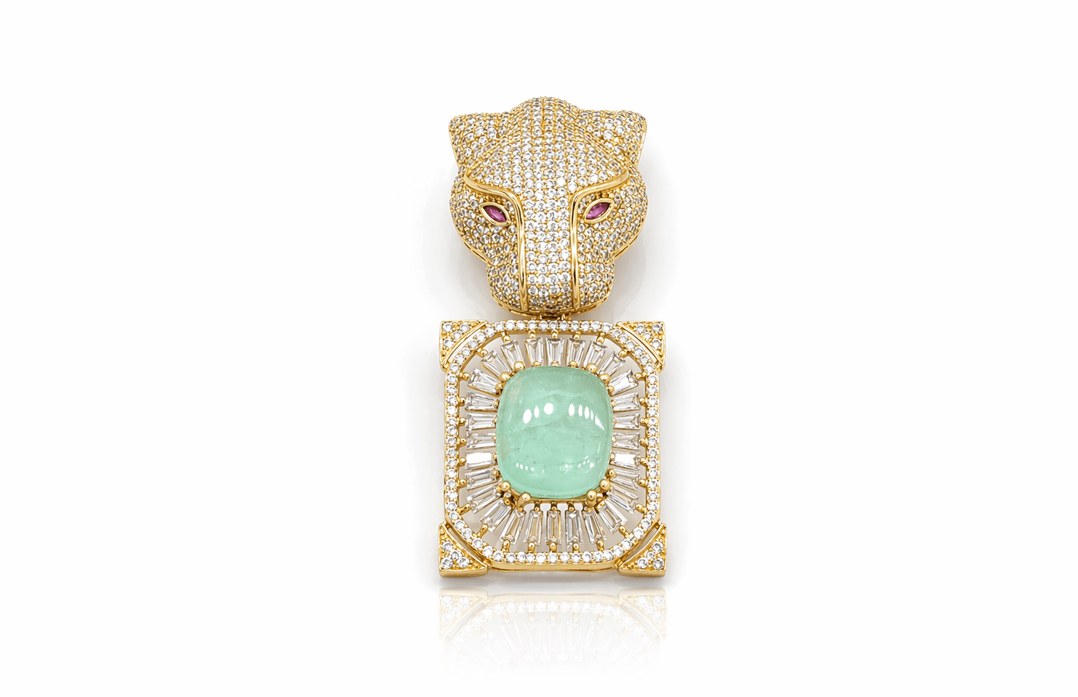 Panther Brooch 09544 - KRISHNA'S SWETA JEWELLERY