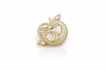 Peacock Brooch 04308 - KRISHNA'S SWETA JEWELLERY