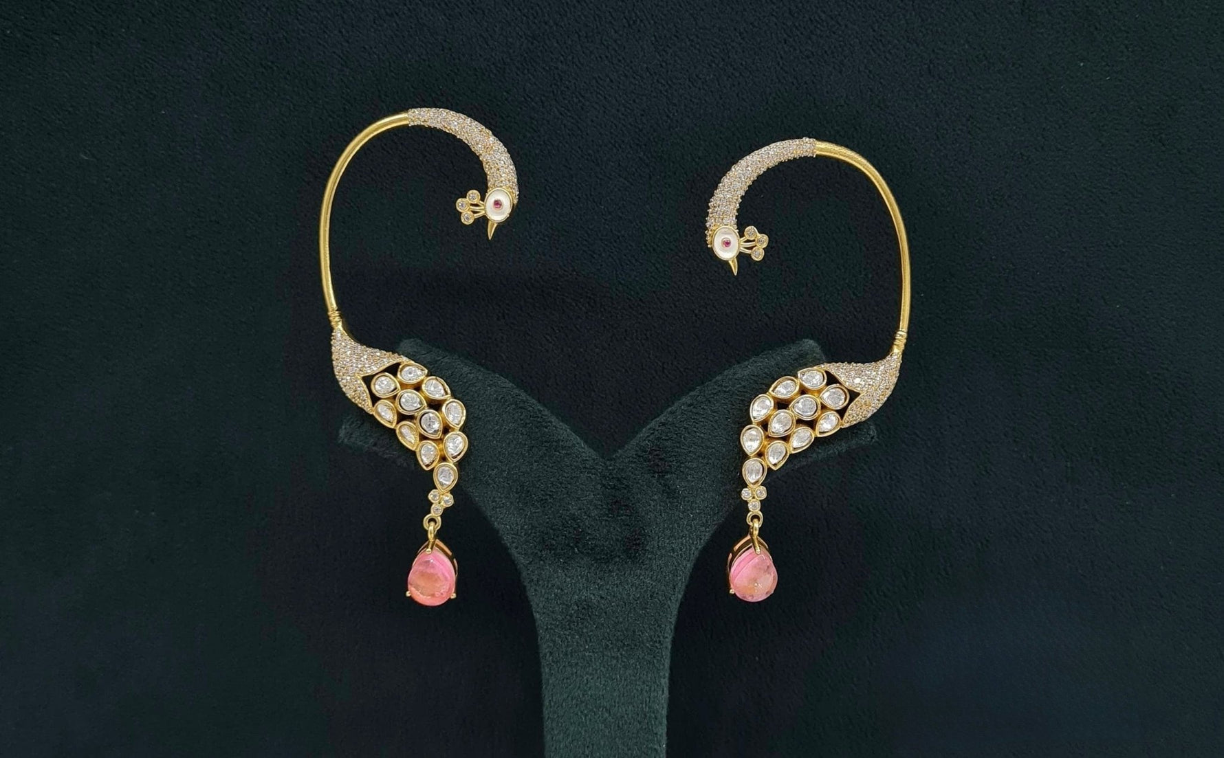Peacock Earcuff 08562 - KRISHNA'S SWETA JEWELLERY