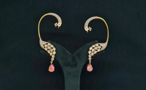 Peacock Earcuff 08562 - KRISHNA'S SWETA JEWELLERY