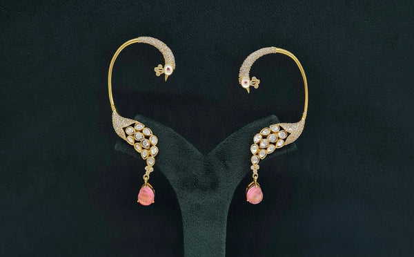 Peacock Earcuff 08562 - KRISHNA'S SWETA JEWELLERY