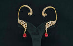 Peacock Earcuff 08562 - KRISHNA'S SWETA JEWELLERY