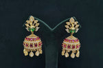 Peacock Earrings 08409 - KRISHNA'S SWETA JEWELLERY